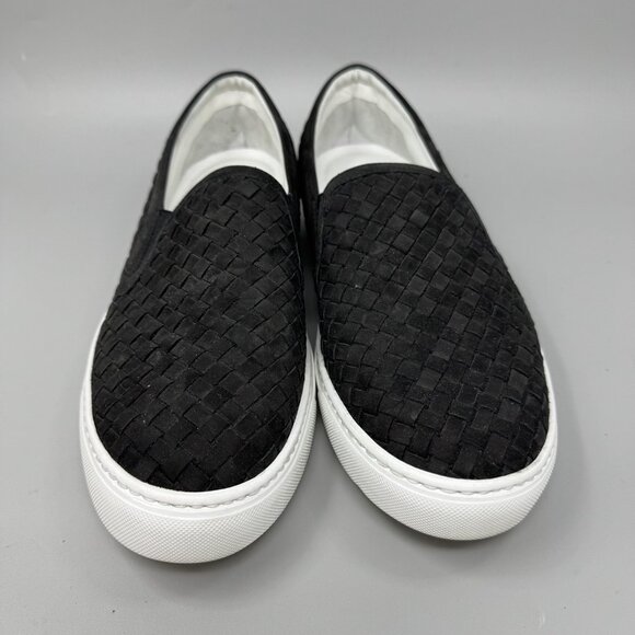 M. Gemi Shoes Mens Size 8.5 Woven Slip On Suede Made in Italy Casual Sneakers - Picture 4 of 9